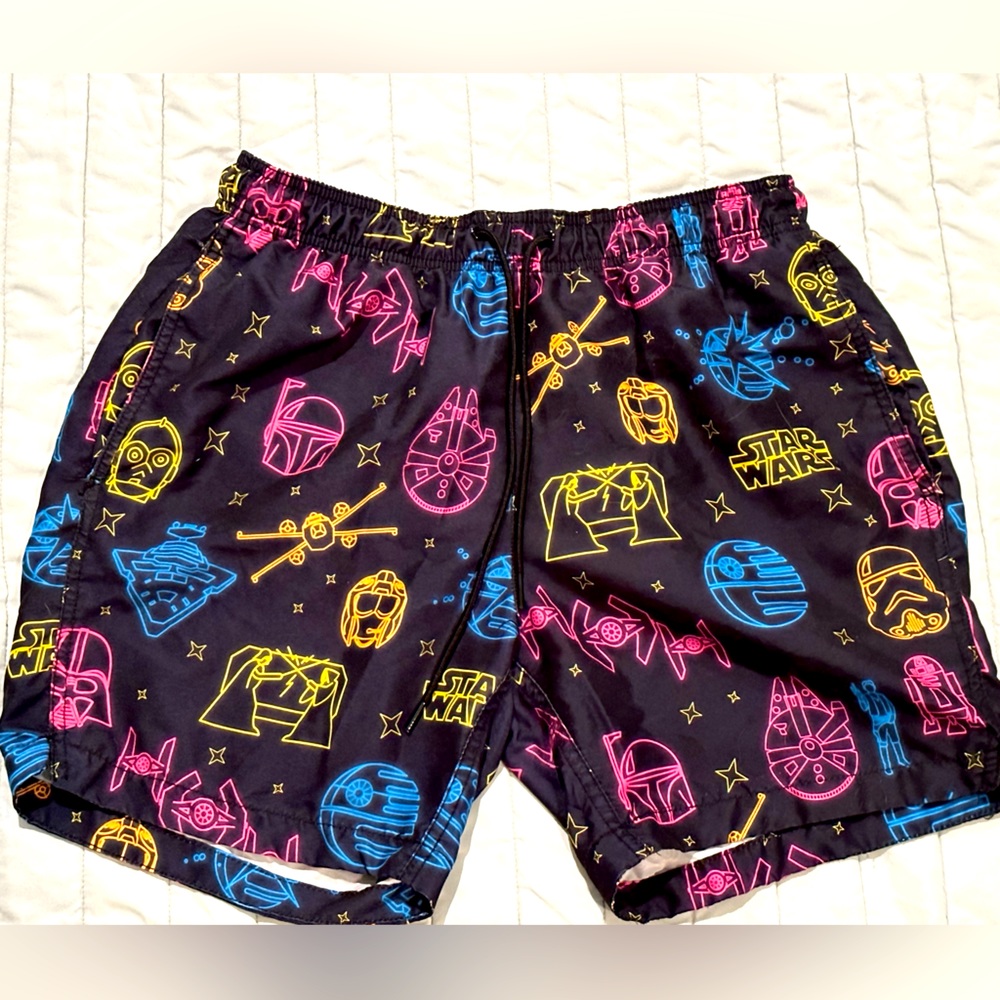Star Wars Black and Neon Swimsuit - Small